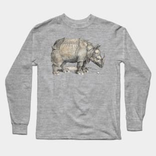 A Rhinoceros - Albrecht Durer Long Sleeve T-Shirt